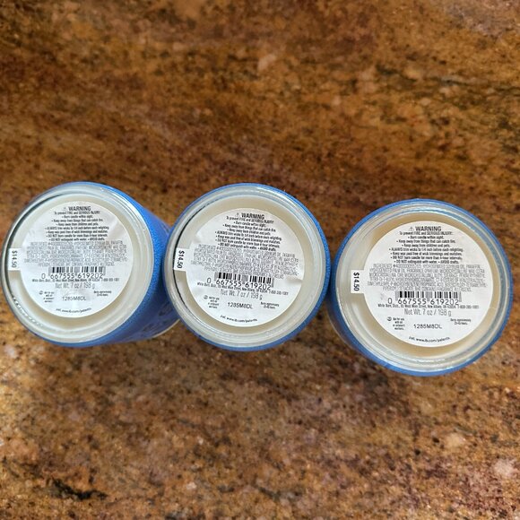 NWT Lot of 3 White Barn Midnight Snow 1-Wick 7 oz Essential Oils Scented Candles - Picture 2 of 4